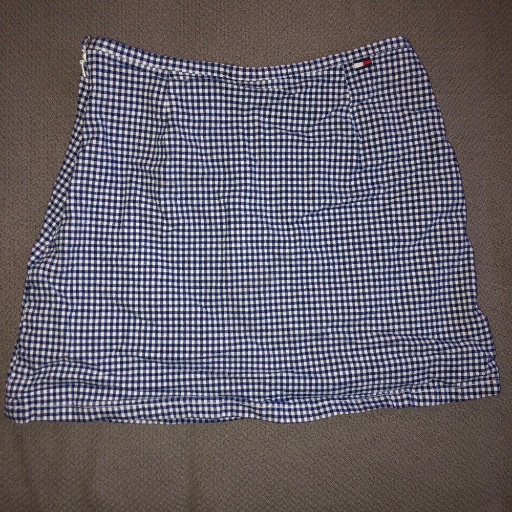 Gingham Mini Skirt